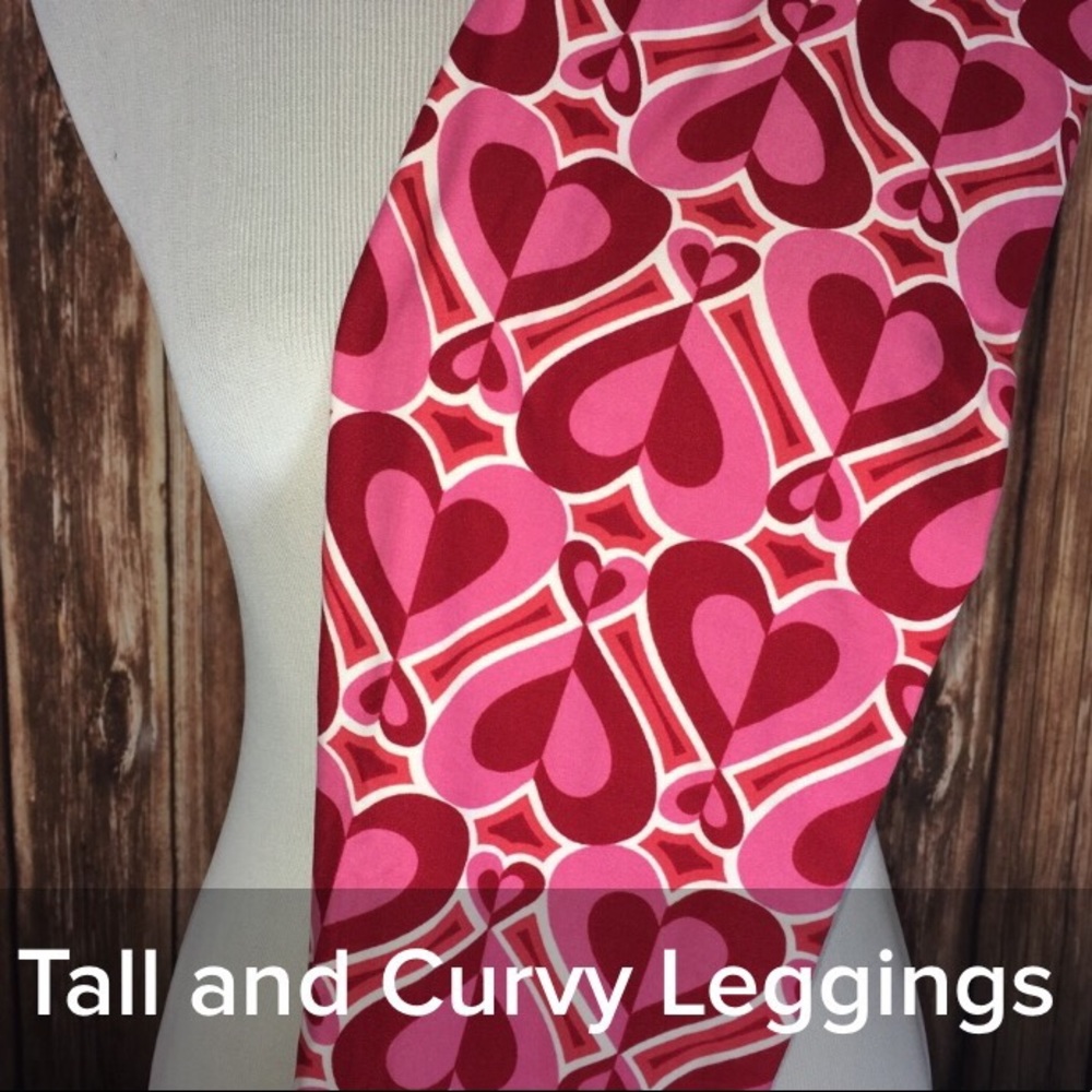 LuLaRoe Vday Leggings TC
